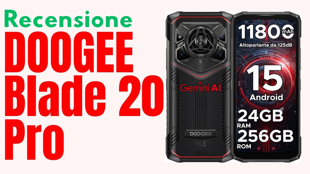 DOOGEE Blade 20 Pro Rugged Smartphone Recensione