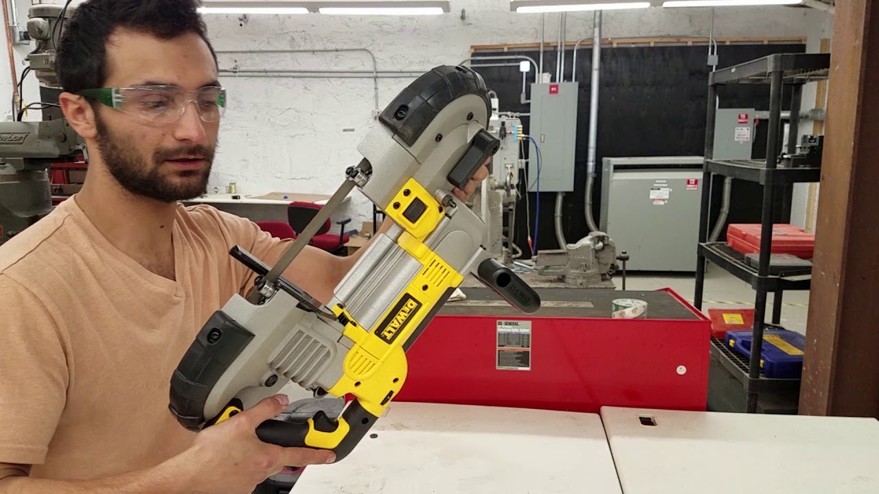 Как использовать портативную ленточную пилу Dewalt DWM120 Deep Cut