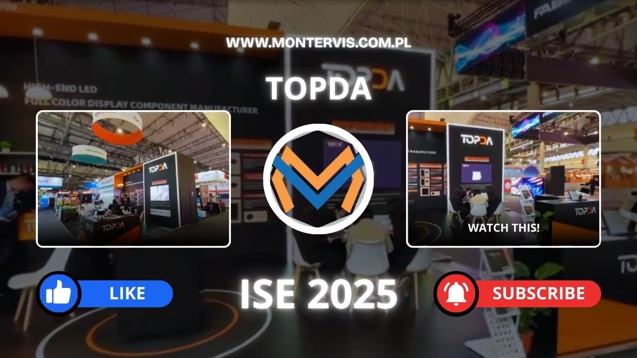 Our exhibition stand project at ISE 2025, Topda.