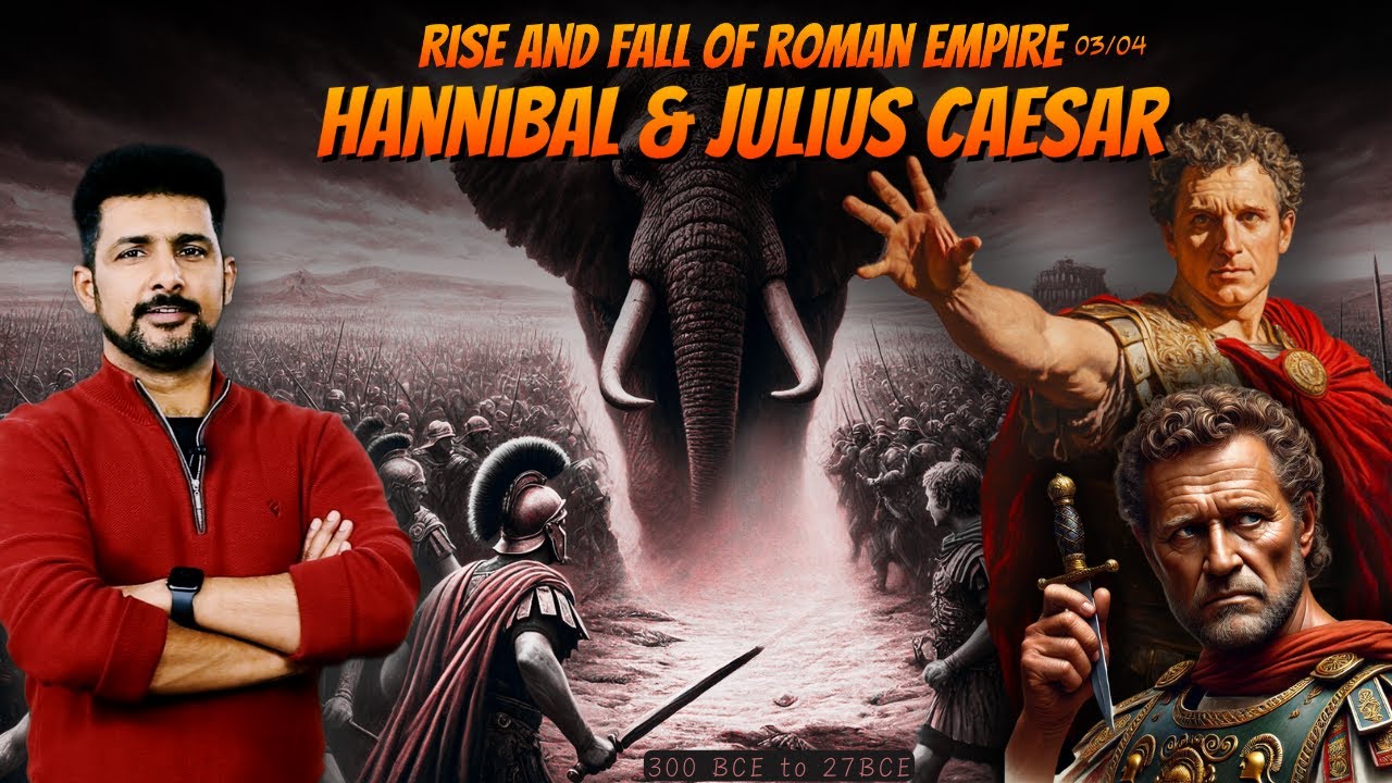 The Rise and Fall of the Roman Empire 03 | Carthaginians, Hannibal, Julius Caesar  | Faisal Warraich