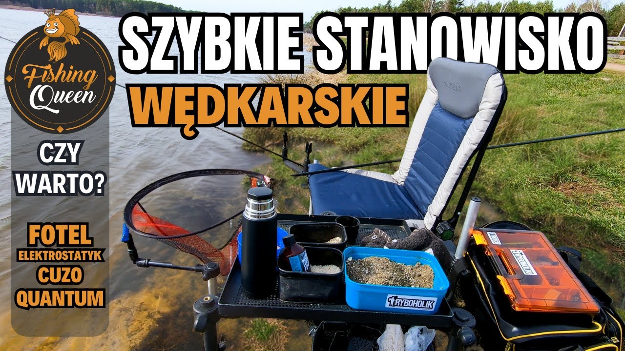 ŁATWE I PROSTE STANOWISKO WĘDKARSKIE || JAK TO ROBIĘ? Cuzo Quantum