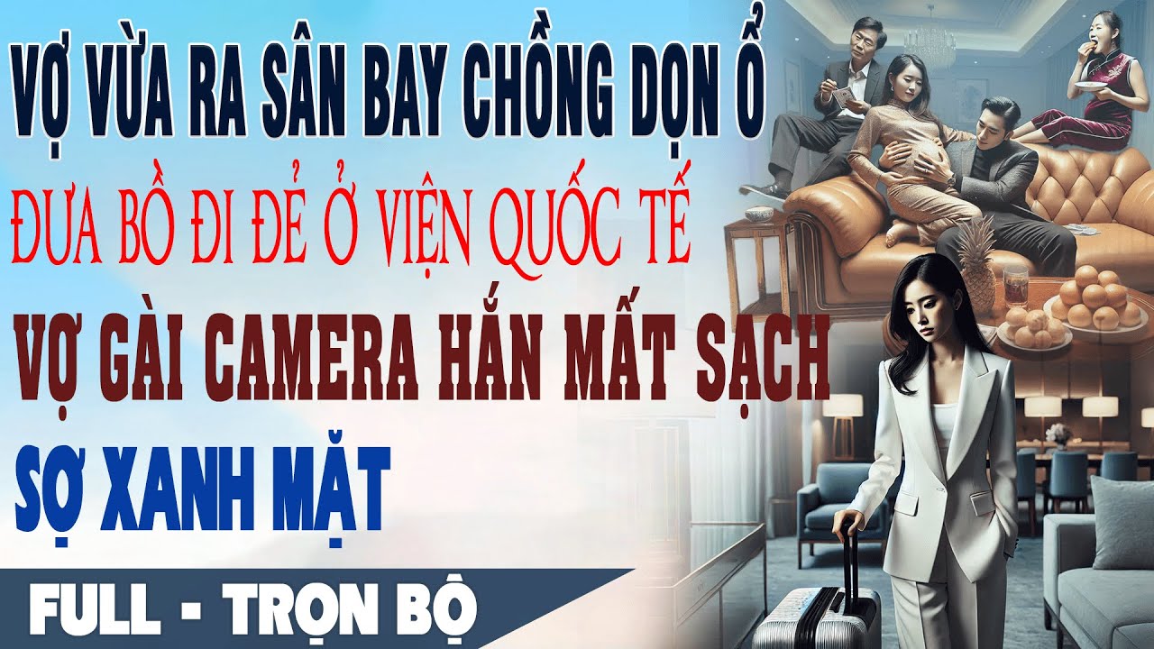 💕 Truyện Ngôn Tình VỪA RA SÂN BAY CHỒNG DỌN Ổ ĐƯA BỒ ĐI ĐẺ Vợ Gài Camera Hắn Mất Sạch Sợ Xanh Mặt