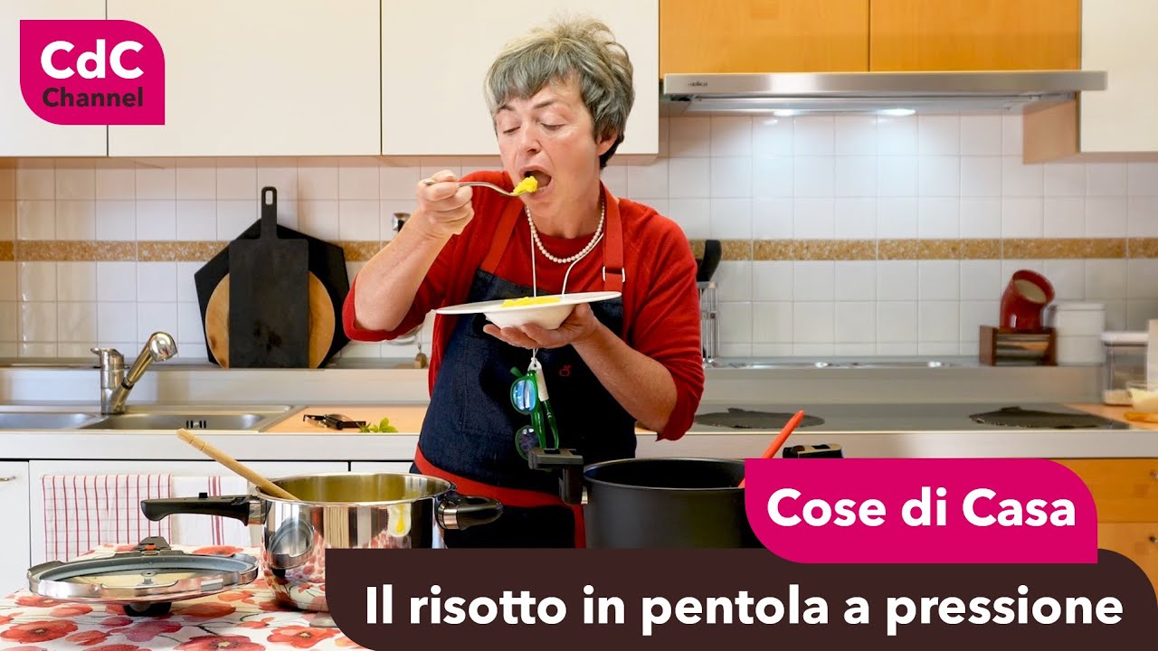 Il risotto in pentola a pressione