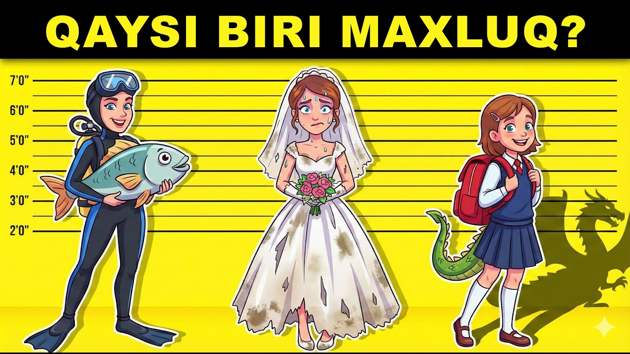 SEHRGARLAR JANGI: Mantiqiy Savollar Bilan Miyangizni Sinab Ko'ring! Ko'rish kerak