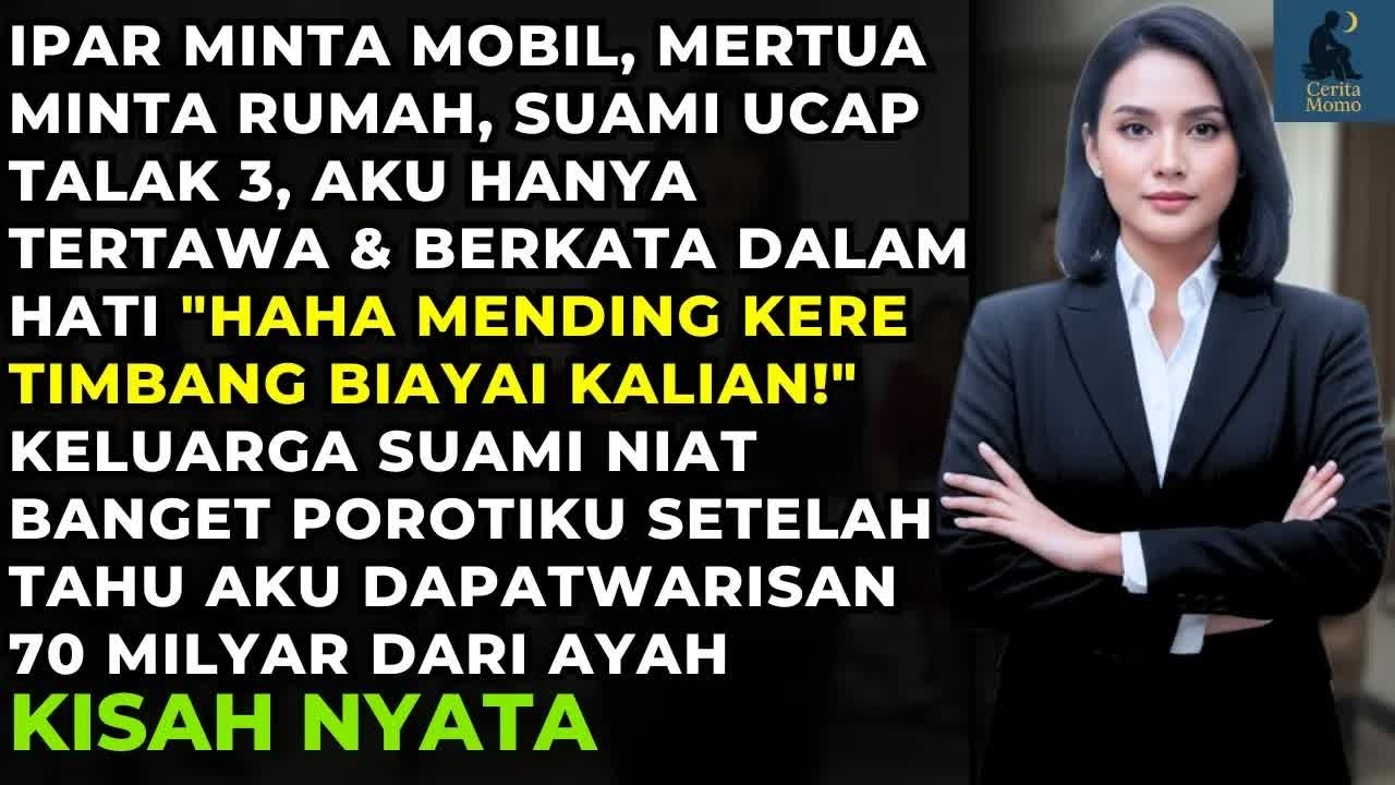 ＂MENDING KERE TIMBANG BIAYAI KALIAN!＂ SUAMI NALAK 3 KARNA WARISAN, TAPI MEREKA SYOK SAAT..