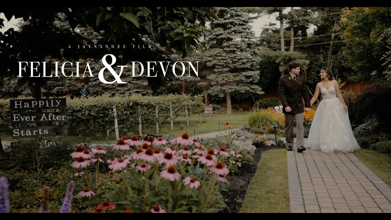 Wedding Film at Birch Wood Vineyards {Derry NH} // Felicia & Devon