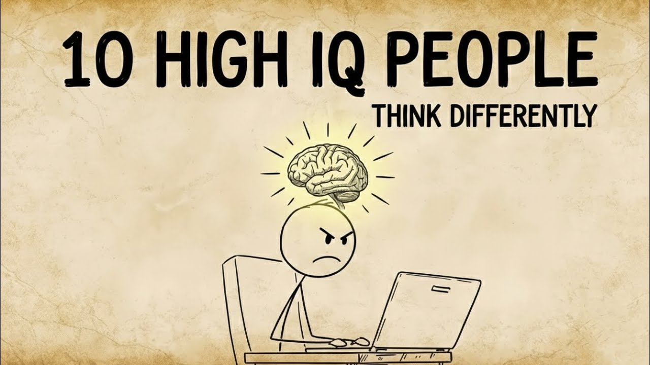 “10 Habits That Reveal a High IQ (Most People Miss These)”