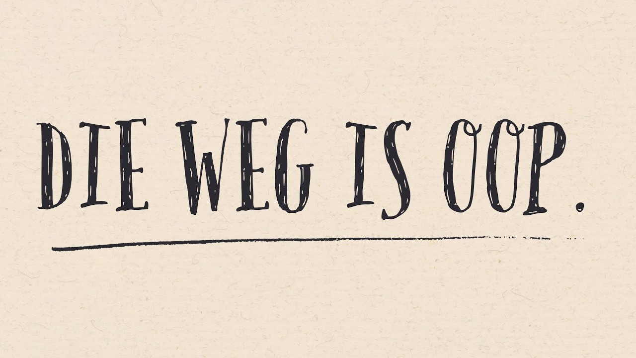 DIE WEG IS OOP - Ps Jacques Roos