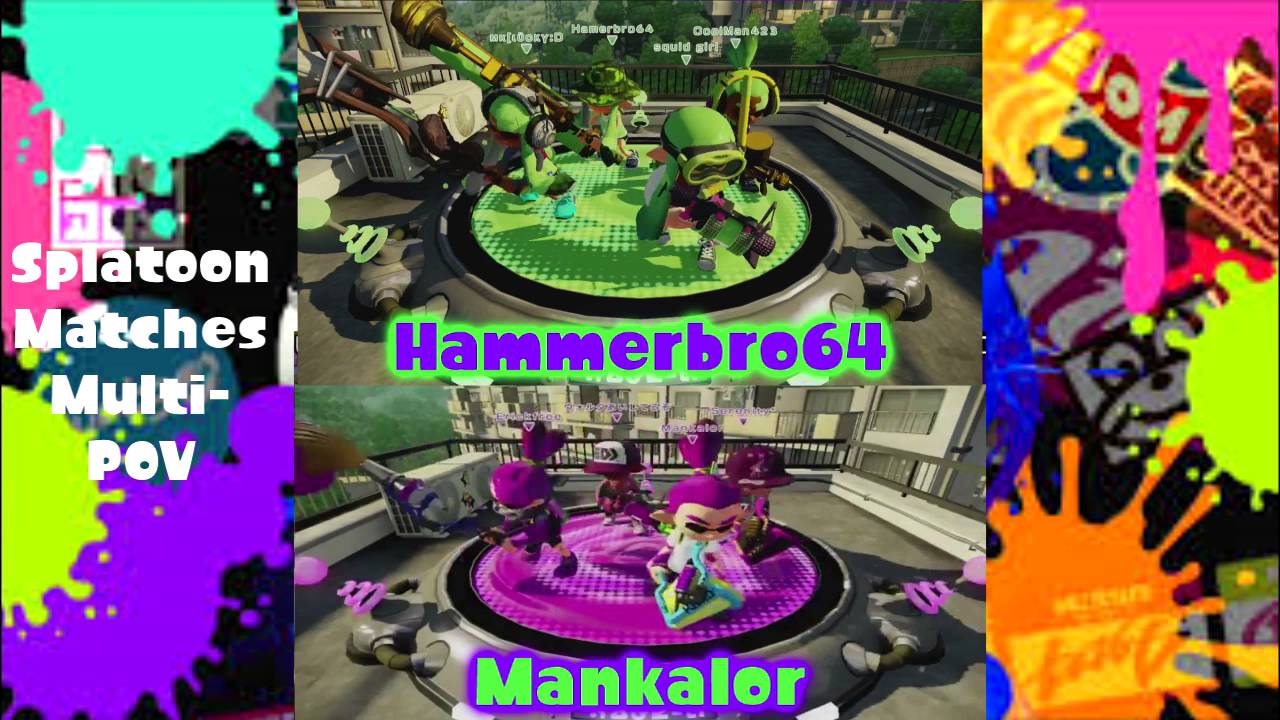 Mankalor's Splatoon Private Battles MULTI-POV