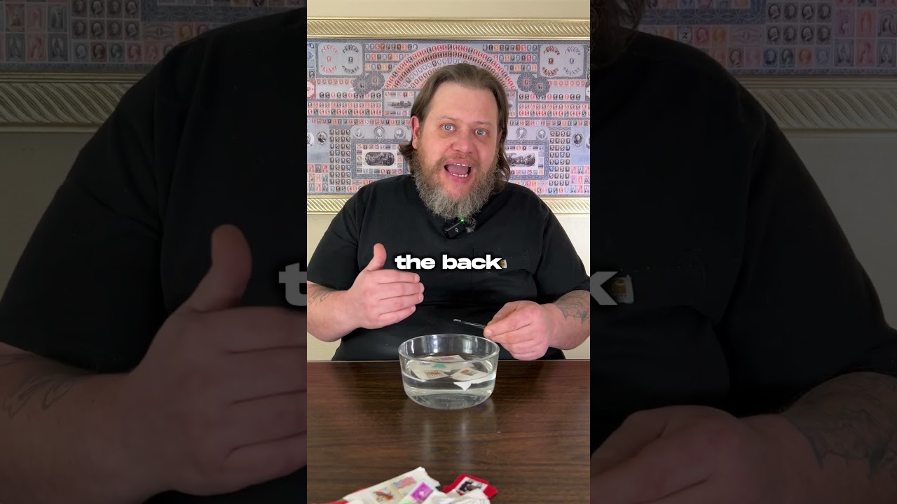 How To Properly Soak Stamps #philately #collection #stampcollecting #stampcollection