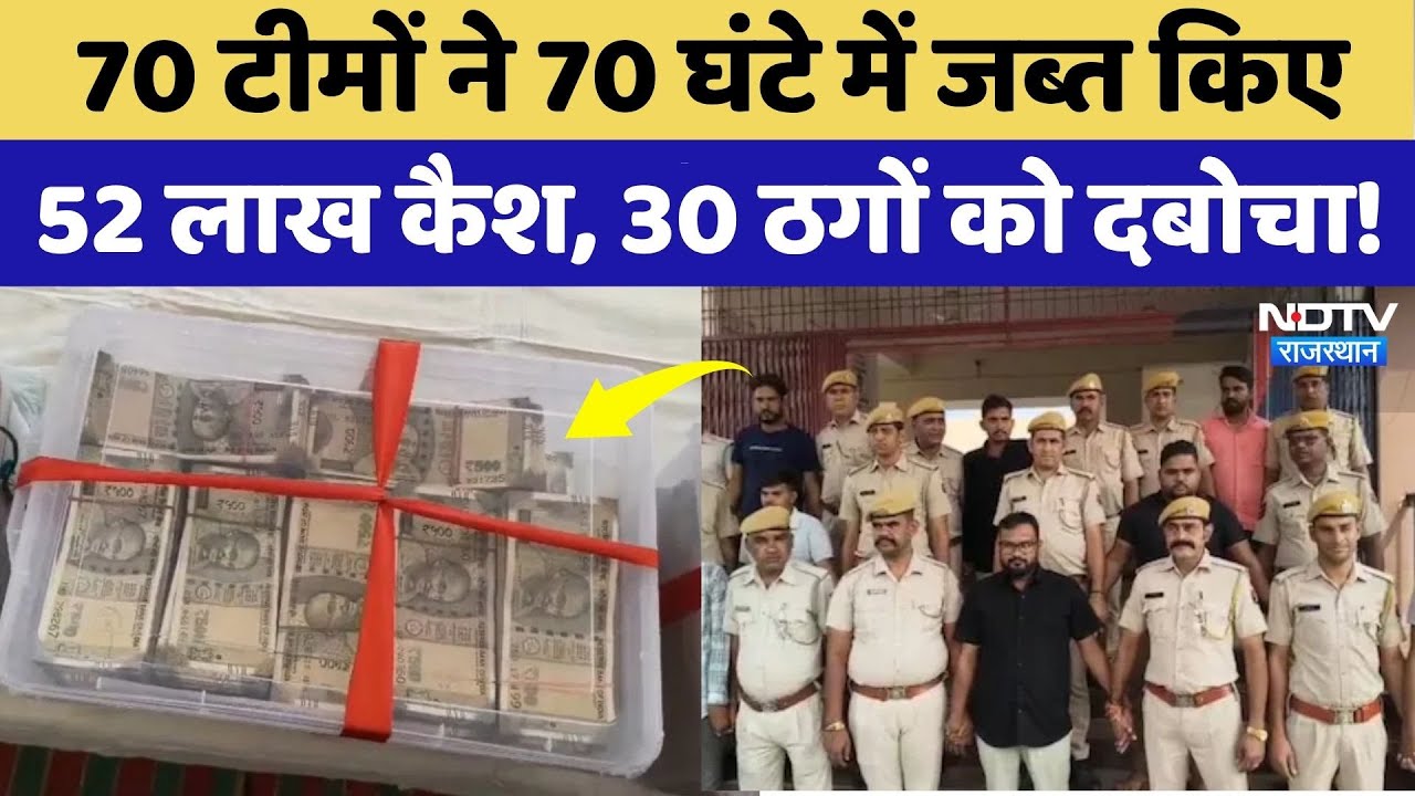 Rajasthan Police का सबसे बड़ा Opration, 30 ठगों को ऐसे दबोचा! | Crime News | Cyber Crime | Jhalawar