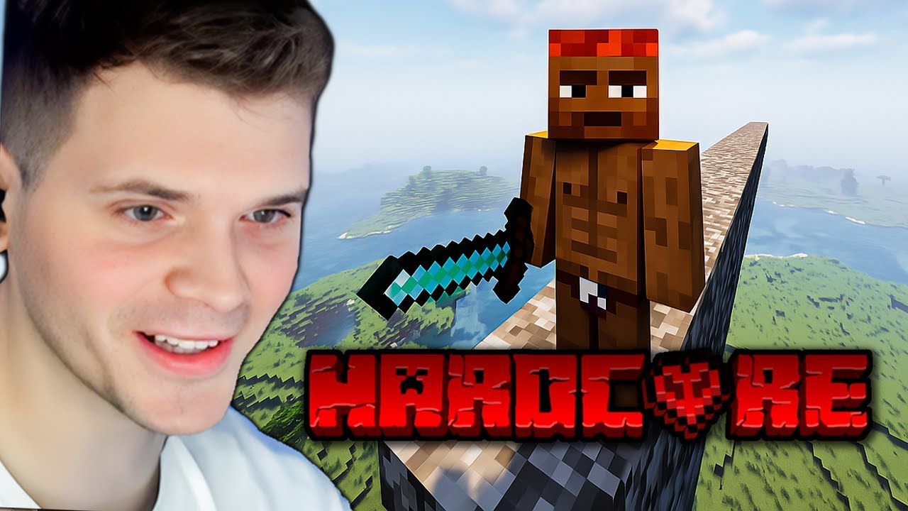 MOST PRZEZ P&Oacute;Ł MAPY XD | MINECRAFT HARDCOR | #3