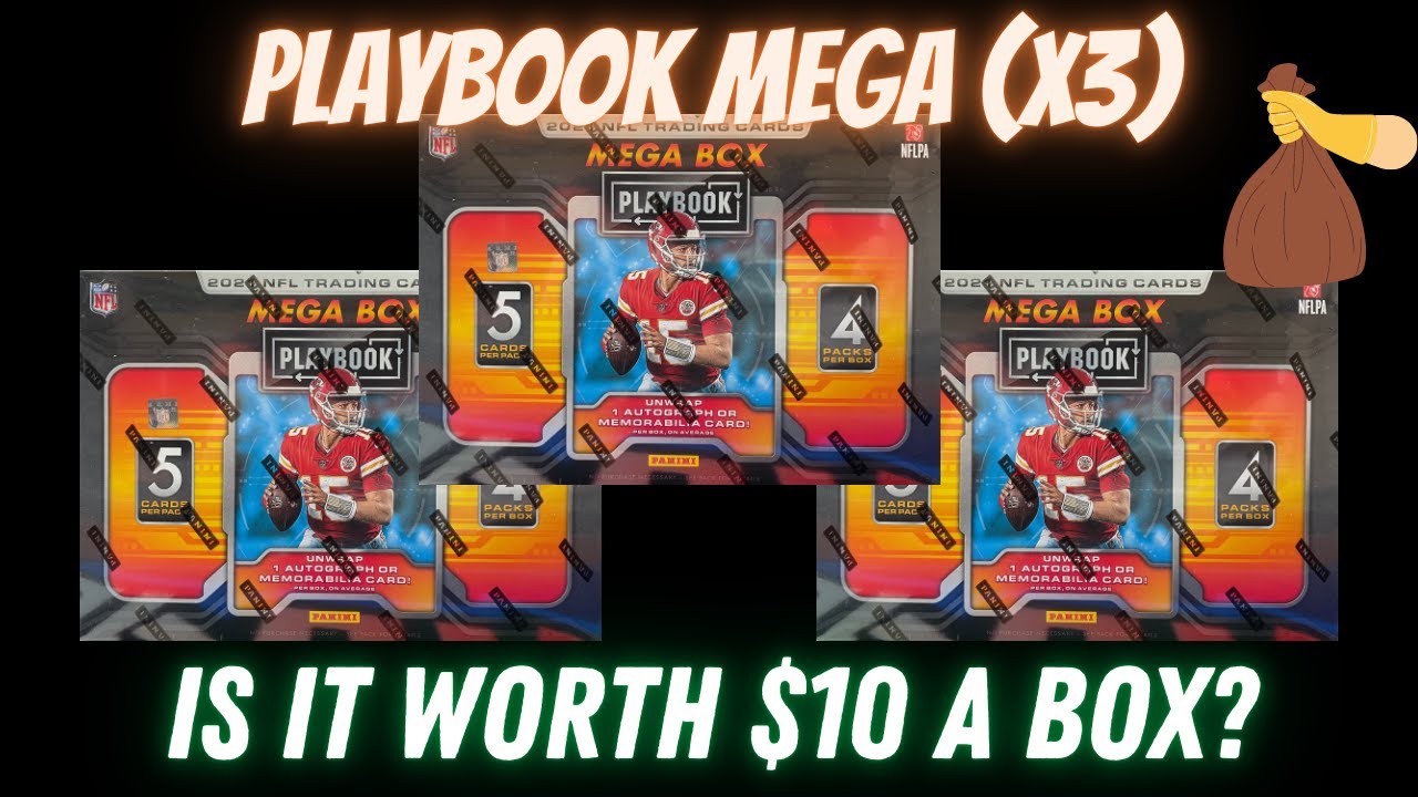 2021 Panini Playbook Football Mega box (X3). Any Good?