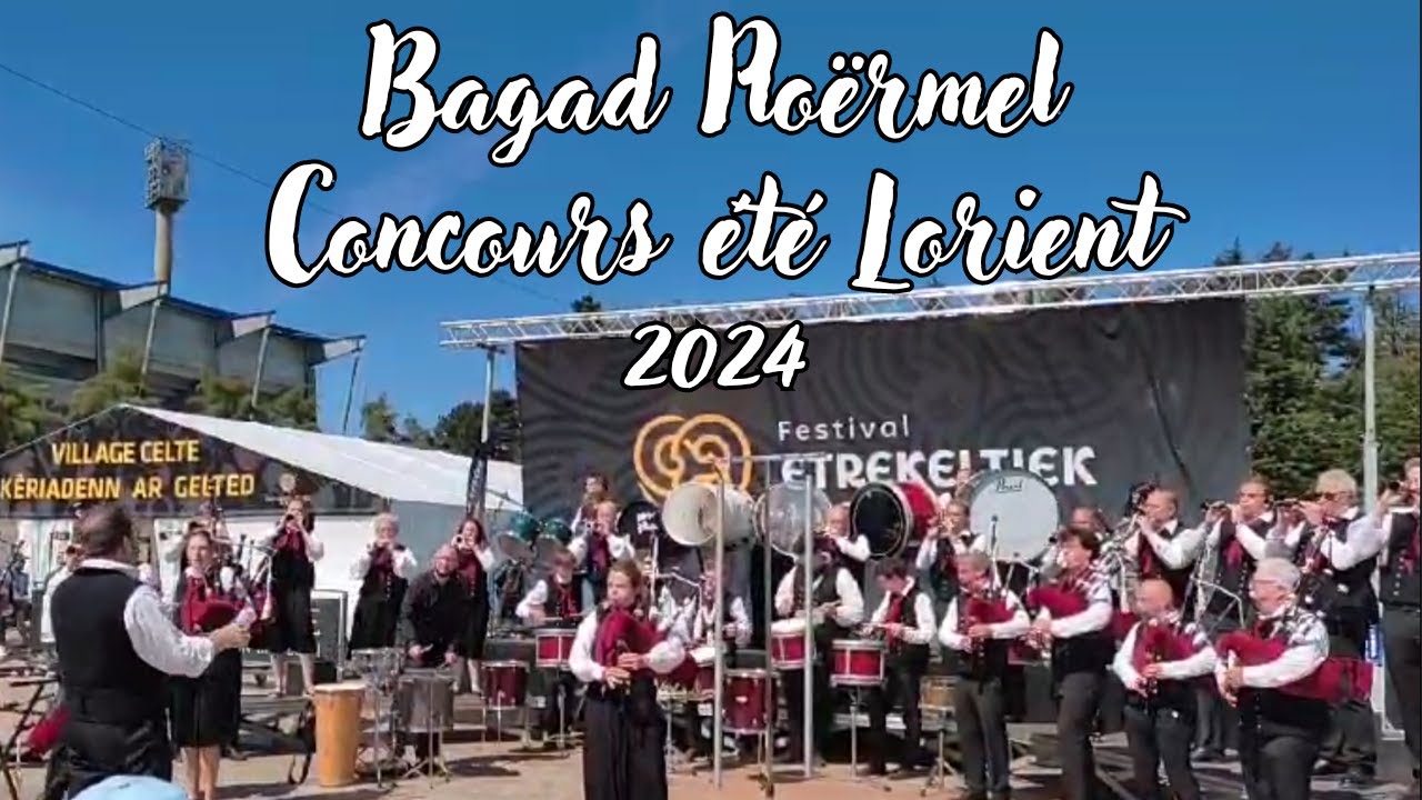 Bagad Ploërmel Concours Lorient 2024