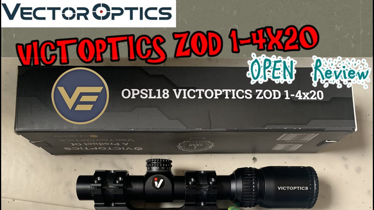VectorOptics Victoptics ZOD ライフルショートスコープ　開封レビュー＃サバゲー＃ミリタリー