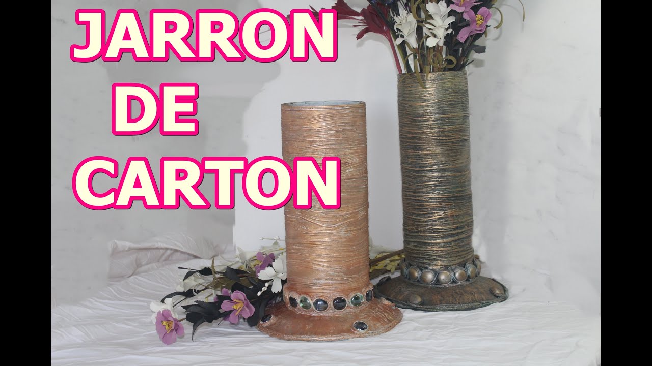 Ideas para reciclar  TUBOs de  CARTON