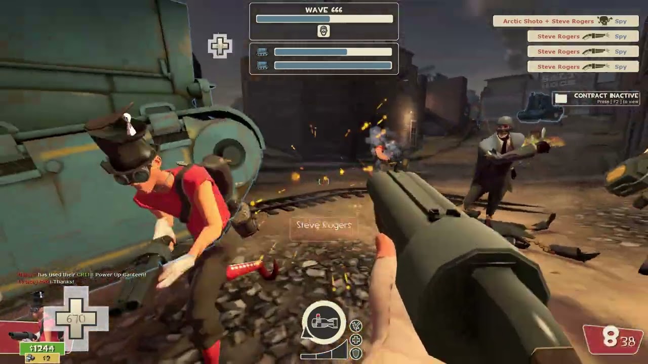 Team Fortress 2 MvM Scout Gameplay