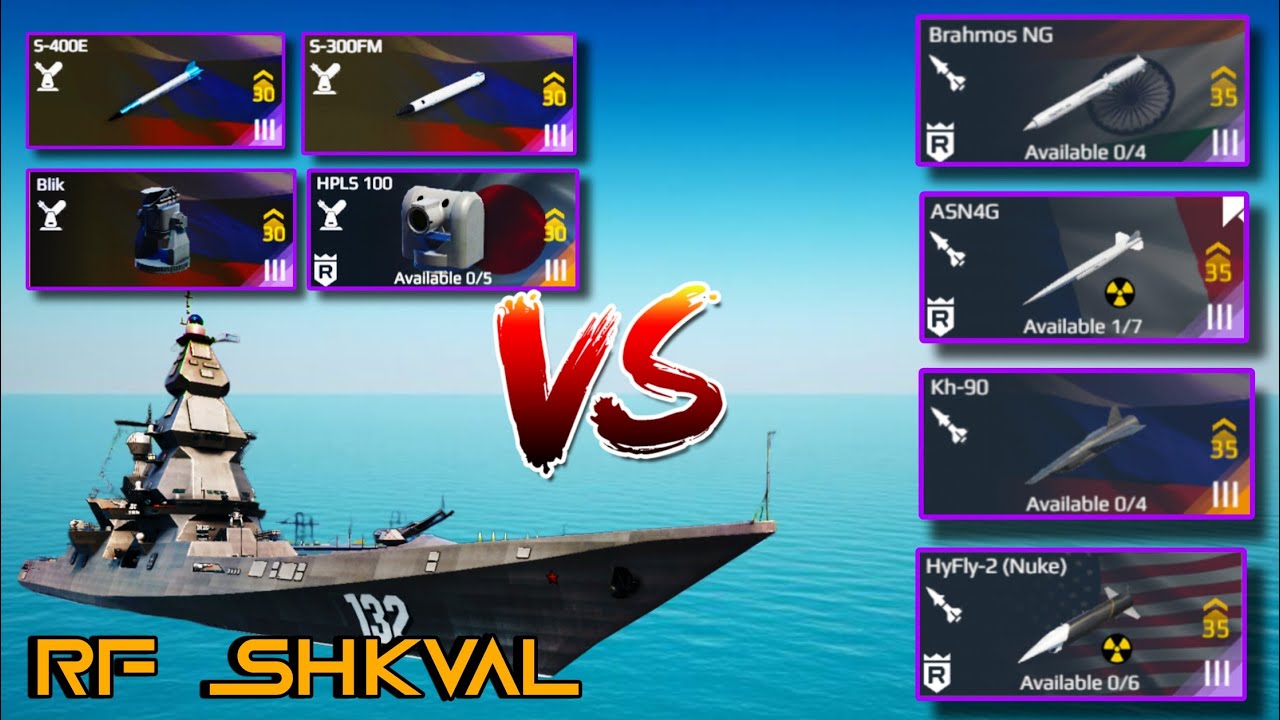 RF Shkval Locked Air Defence vs Top Tier-3 Missiles😱🔥