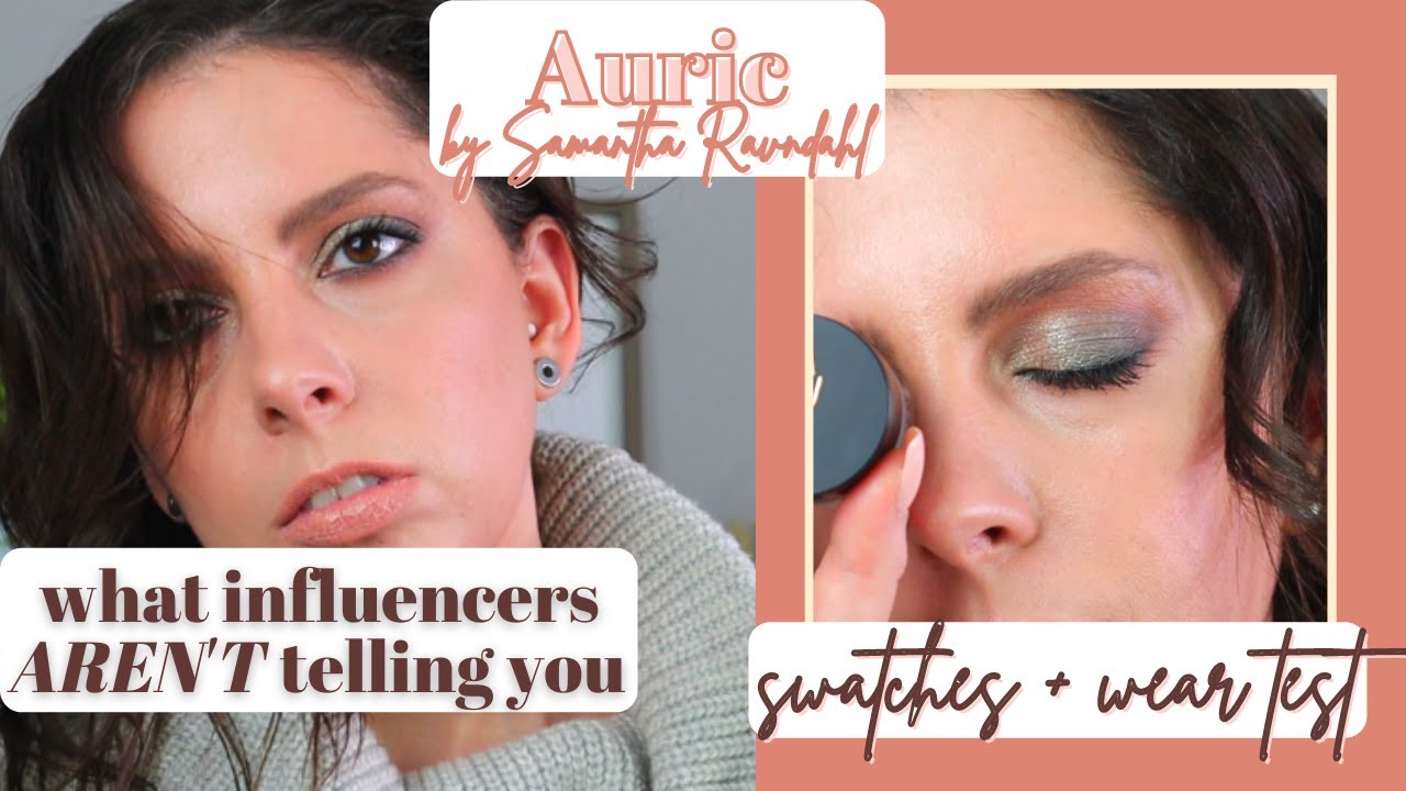 AURIC COSMETICS SAMANTHA RAVNDAHL | IN DEPTH REVIEW, SWATCHES, GLOW LUST + ALL SMOKE REFLECT SHADES