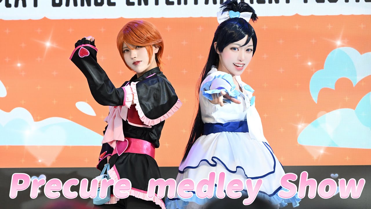 【CDEF】 ふたりはプリキュアコスプレでプリキュアメドレー踊ってみた【cosplay】