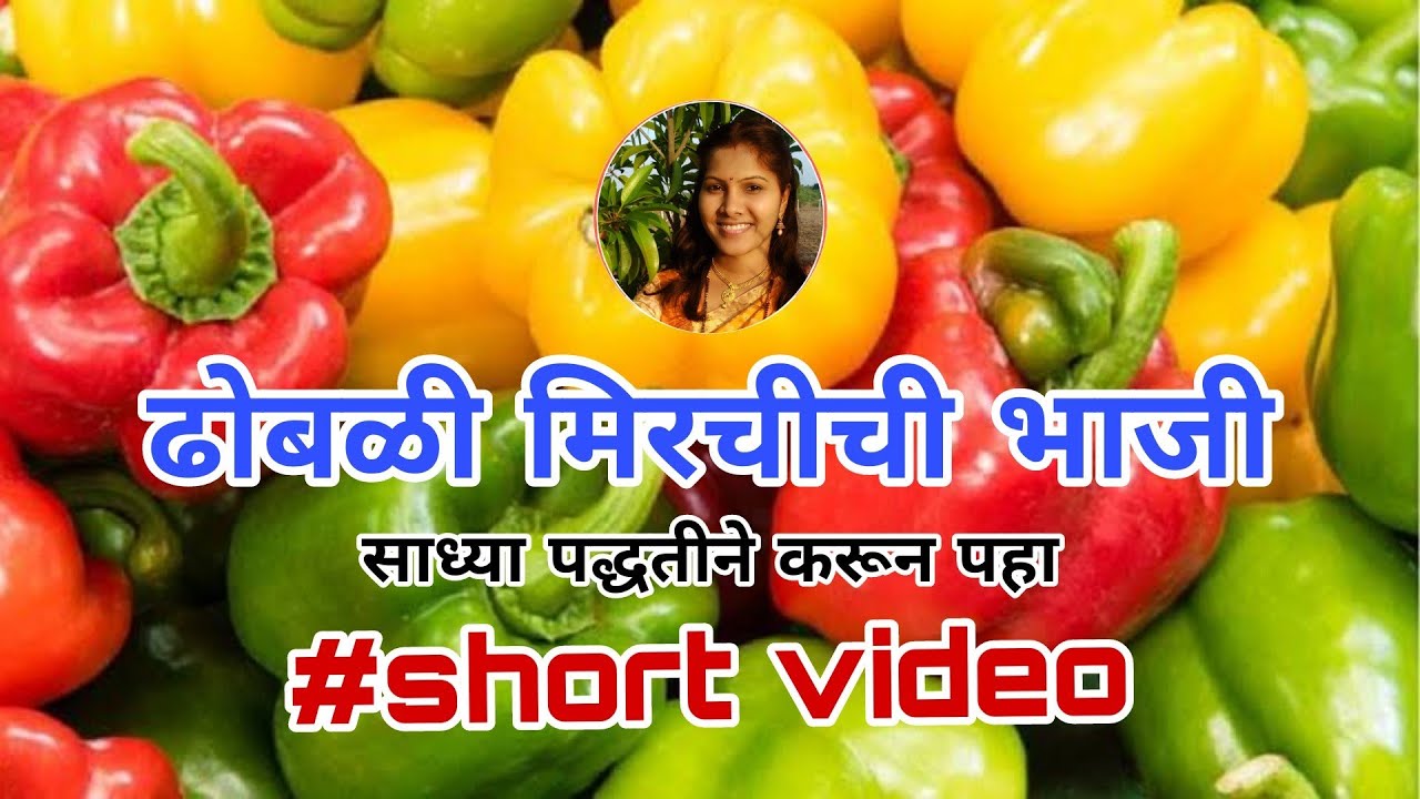 Capsicum Recipe | Dhoble Mirchi Recipe Video|Priya's Kitchen Marathi