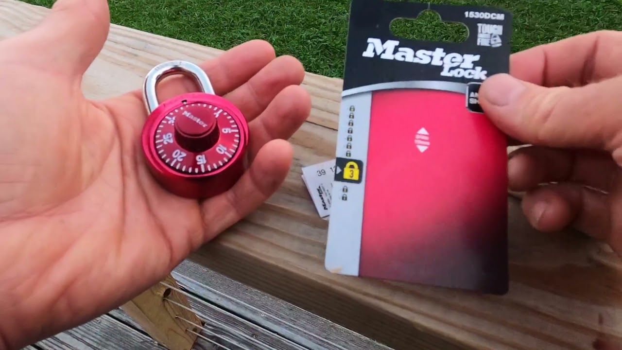 Master Lock 1530DCM Locker Lock Combination Padlock Review