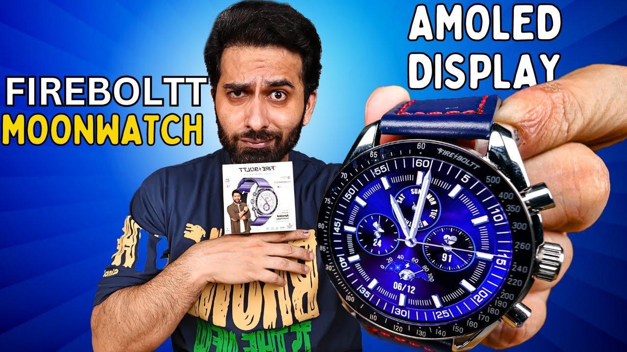 Unboxing and Review of Fireboltt Moonwatch with AMOLED Display | Born Creator