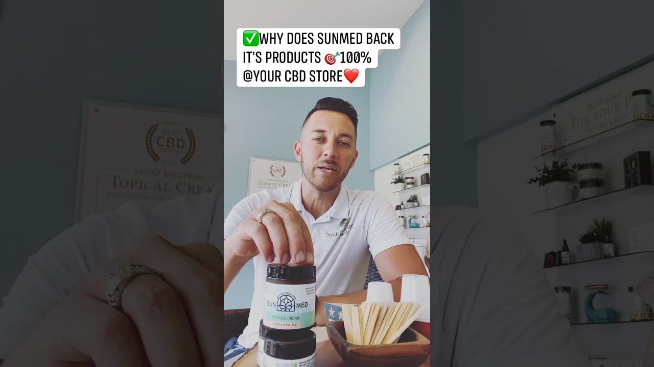 Why does Sunmed back it's products?