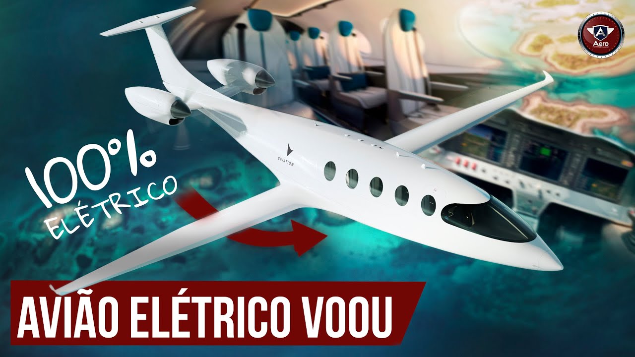 EVIATION ALICE -  O primeiro VOO do AVIÃO ELÉTRICO