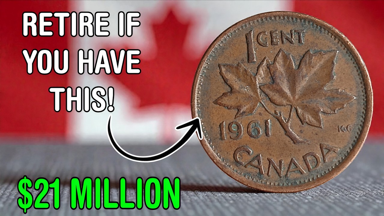 Top 5 Most Valuable Old Canadian One Cent Coins 💰 Rare Pennies Worth Millions Hidden in Circulation!