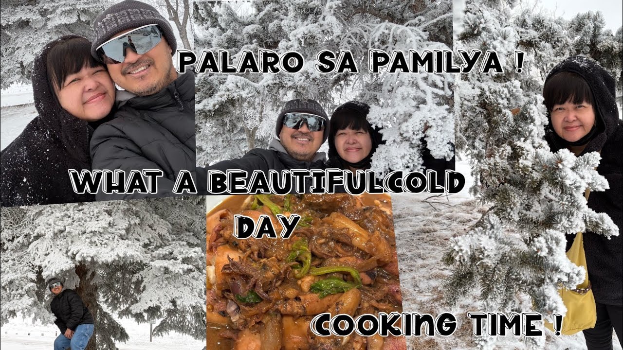 JANUARY 01 GAME TIME / RECYCLING VIDEO OF HUBBY / FISH CREEK PARK / COOKING SQUID/ BUHAY SA CANADA 