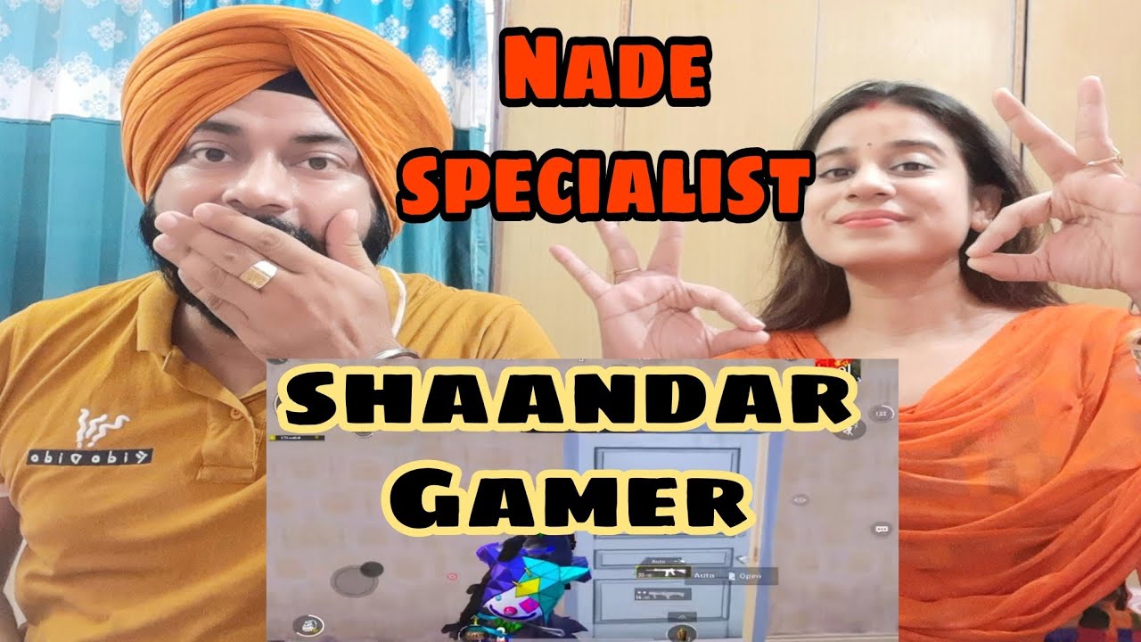 Shaandar Gamer Nade specialist  #reaction #pubg #bgmi #GabruFauzi