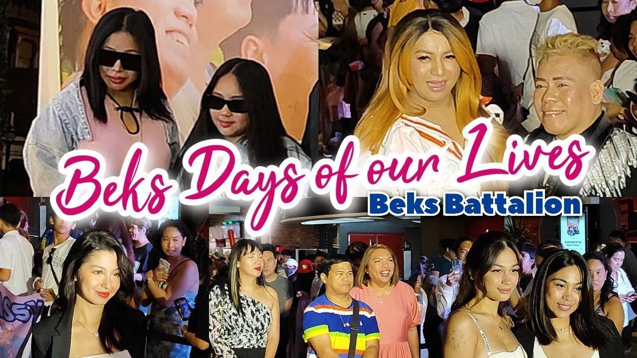 Beks Battalion Premiere Night DINUMOG ng mga SIKAT | Beks Days of our Lives