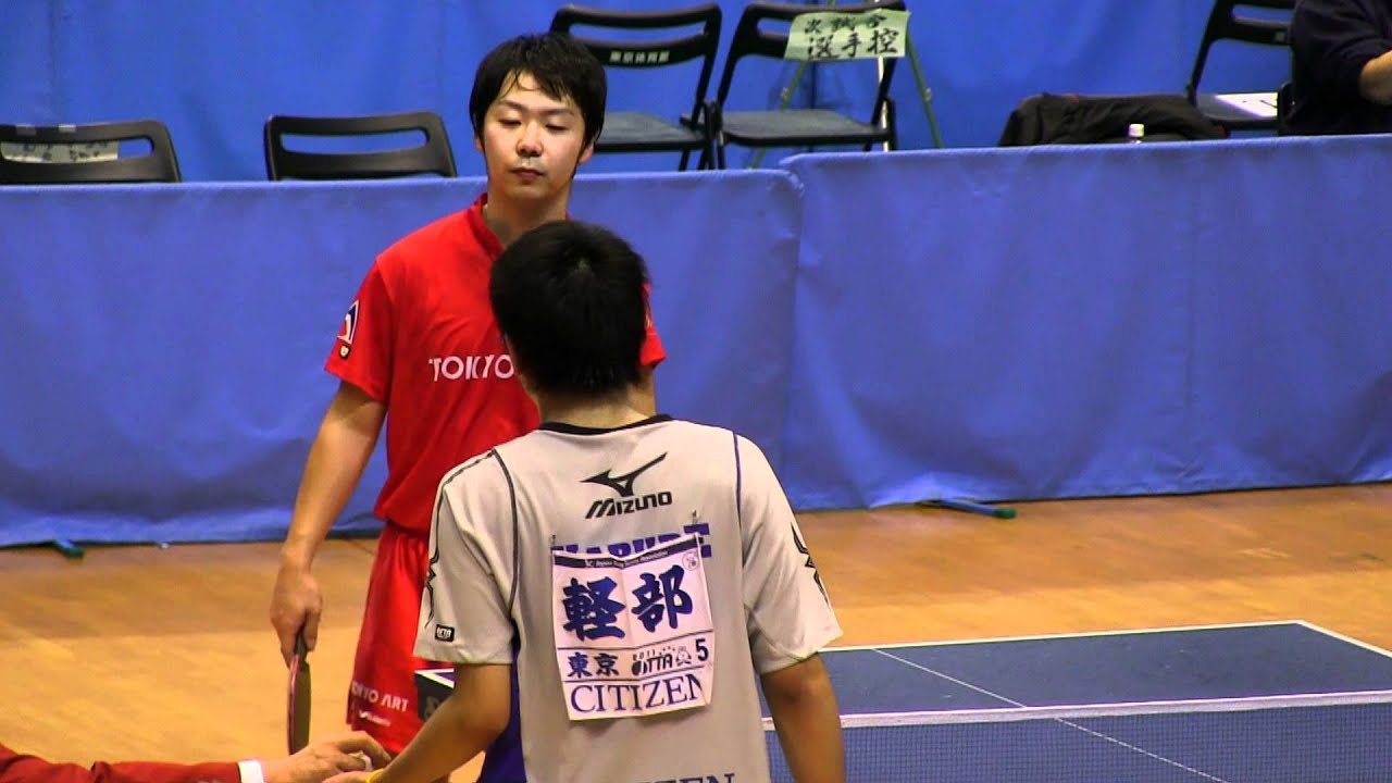 Table Tennis 塩野真人 × 軽部隆介 2/2 東京卓球2012-317