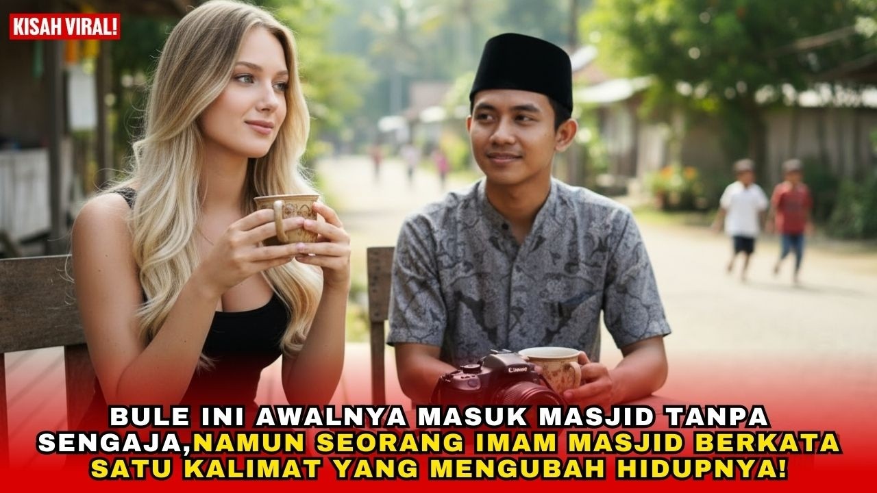 WARGA KAGET LIHAT BULE DI MASJID… IMAM INI MALAH MENGATAKAN HAL TAK TERDUGA