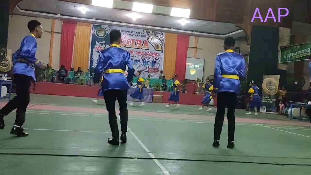 Sanggar Teras Seni Manokwari Papua Barat. Juara Harapan 3 Lomba Yospan HUT FKACP tahun 2024.