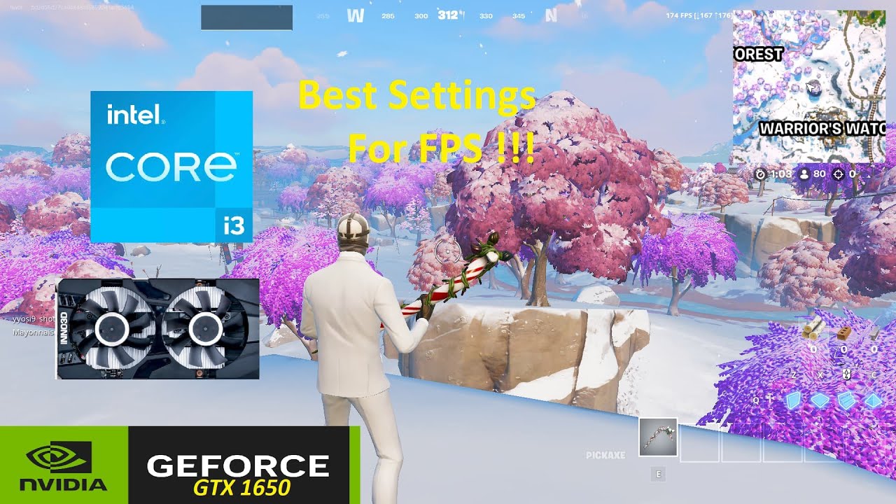 i3 13100F - GTX 1650 - Fortnite Chapter 6 Season 1