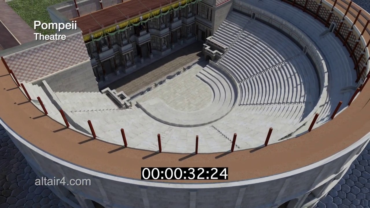 Pompeii Theatre 4K