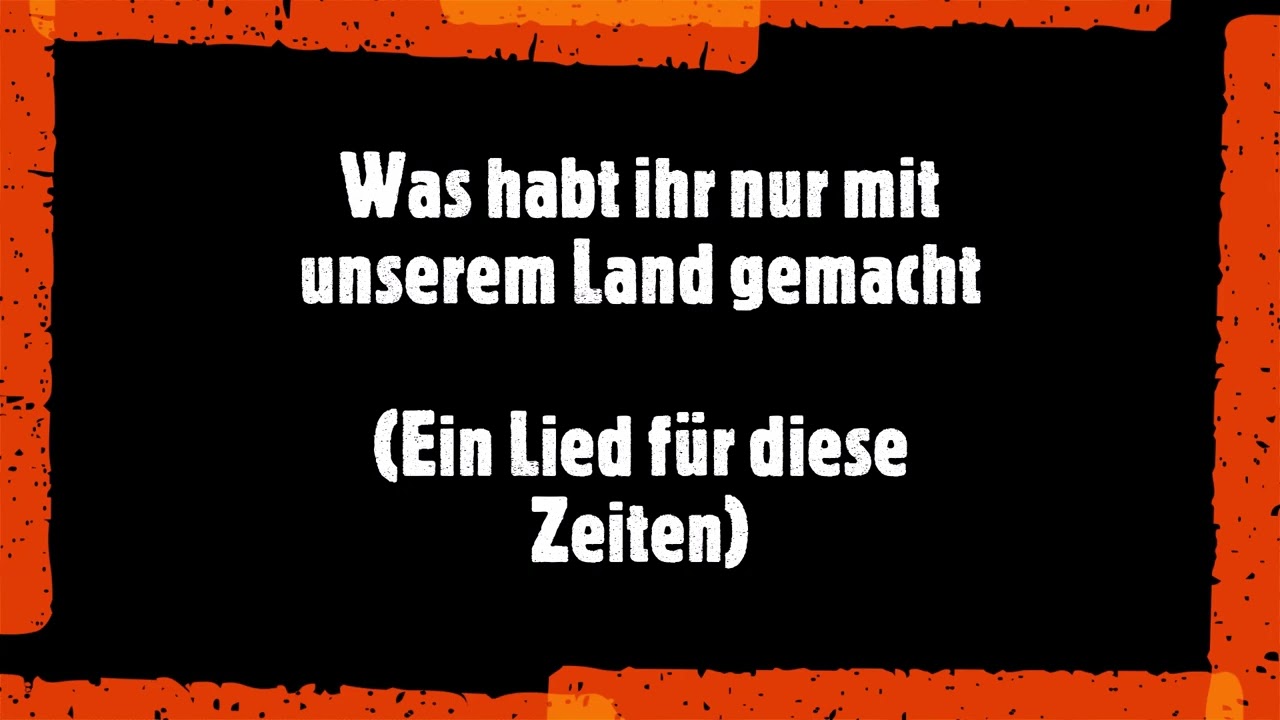 Was habt ihr nur mit unserem Land gemacht (Ein Lied für diese Zeiten) - Christoph Holzhöfer