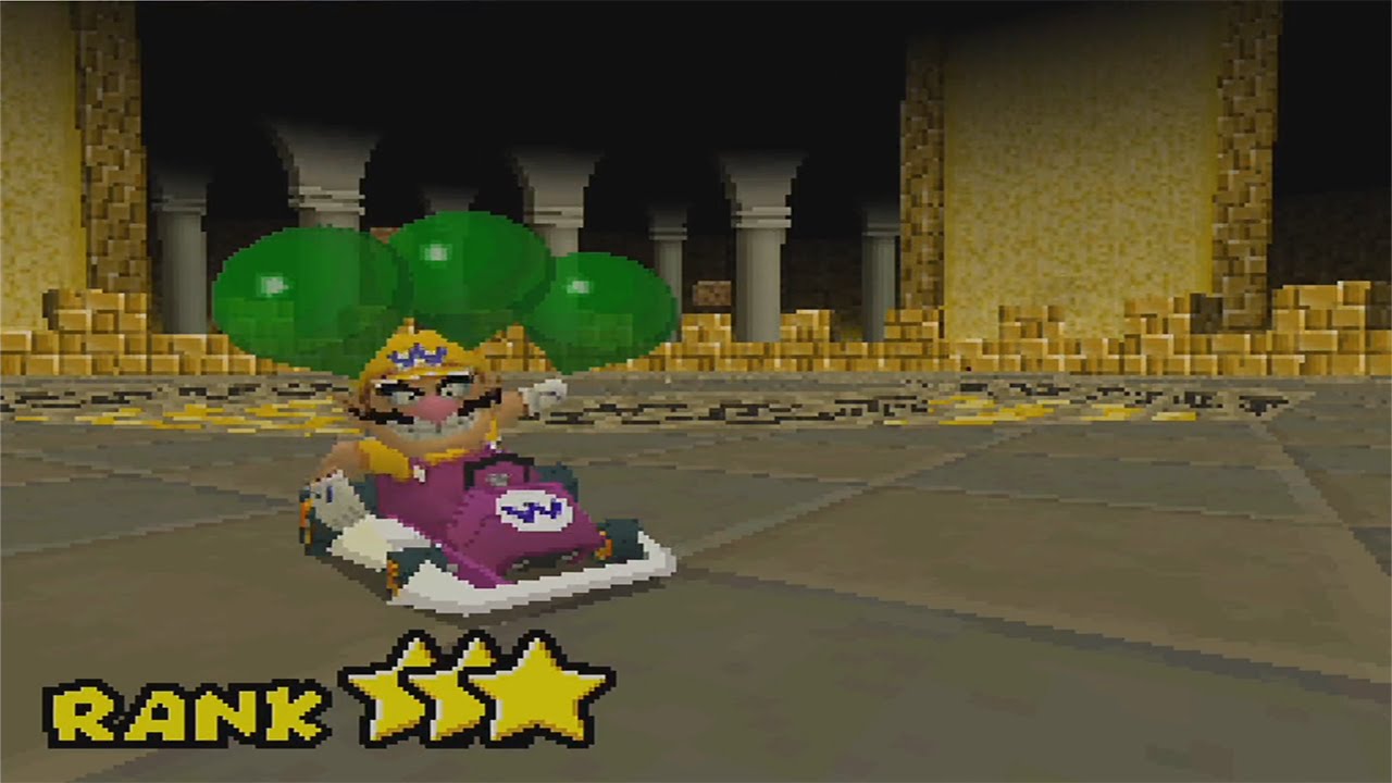 Mario Kart DS All Missions 3 Stars