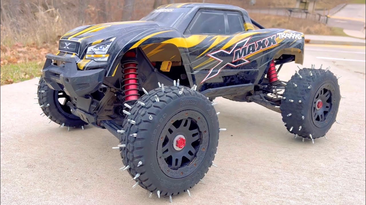 Cave Exploration with Spiked Tires | Traxxas X-Maxx || Extended Video