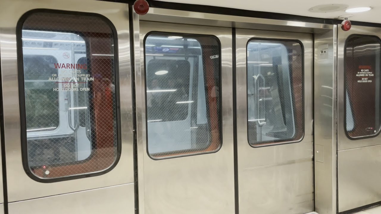 Ride on the Atlanta Airport Plane Train from Concourse C to Baggage Claim/Ground Transportation