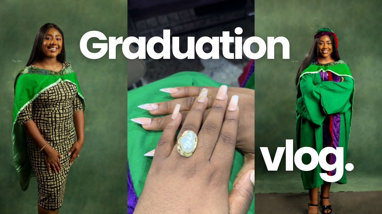 OFFICIALLY DONE! 🎓Graduation Week Vlog | Prep + GRWM | Goodbye Covenant University | Amaracheee💜💜💜