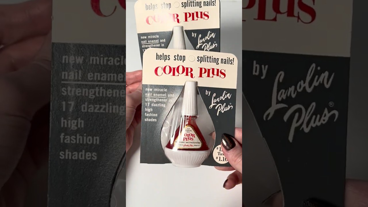 Swatch: Vintage 1962 Lanolin Plus Nail Polish in Rip Roaring Red