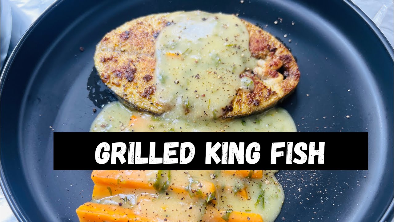 Easy One Grilled King Fish ,Anyone can make! Chef Sharif.