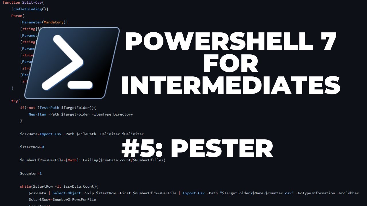 Учебники PowerShell 7 для среднего уровня #5: Pester (тестирование)