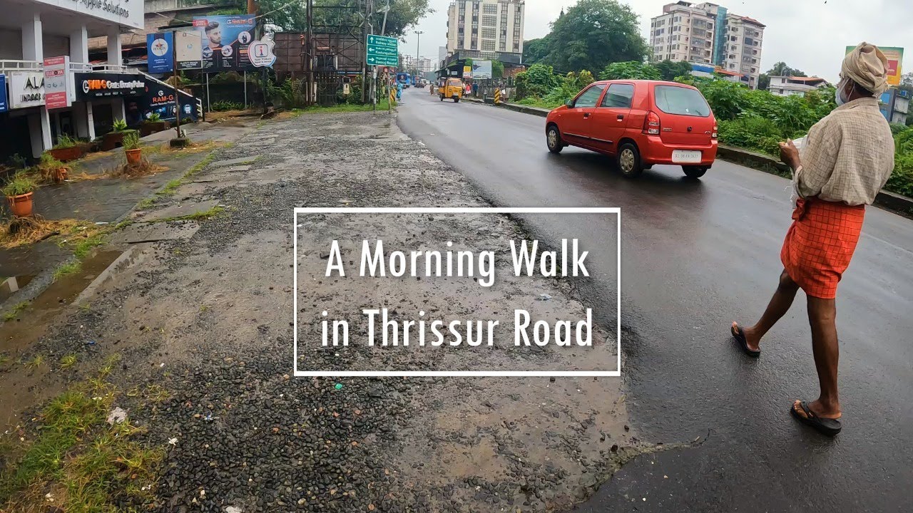 MORNING WALK IN THRISSUR | 【4K】ASMR WALKING TOUR
