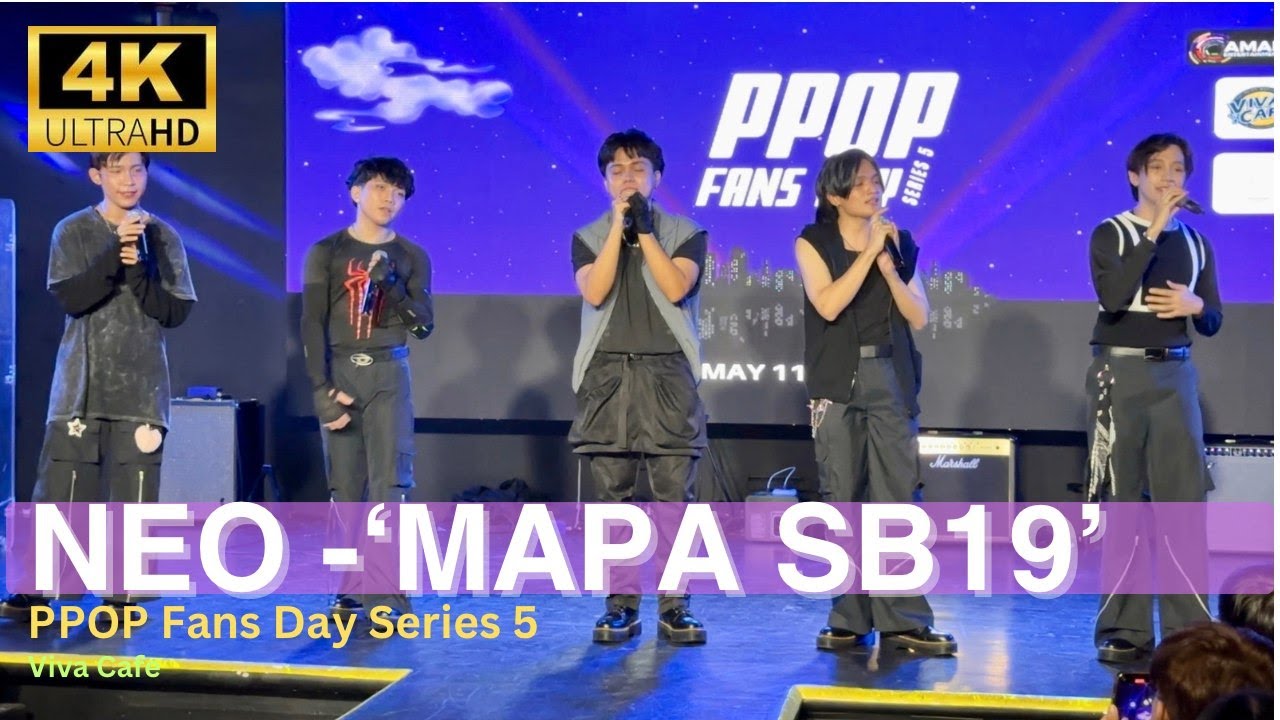 [FANCAM] Neo - 'MAPA by SB19' Cover Performance at PPOP Fans Day Series 5 (051125)