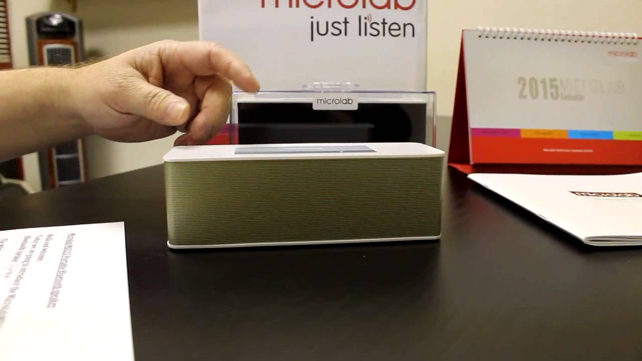 Microlab MD215 NFC Portable Bluetooth Speaker Product Review