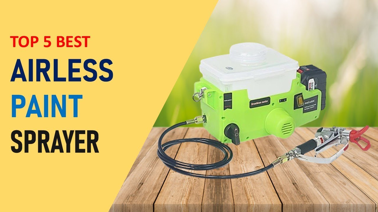 Top 5 Best Airless Paint Sprayer in 2025 | Portable Airless Paint Sprayer on Aliexpress-